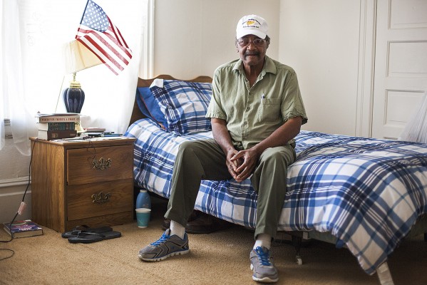 Vietnam War veteran Ted Wilson has been living at the Veterans Resource Program since June. (Photo by: Mark Andrew Boyer)